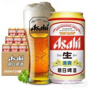 Asahi 朝日啤酒 清爽生 330ml*24听*2件 104元包邮