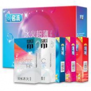 双11预售：名流 冰火超薄避孕套礼盒 46只
