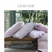 五星级酒店合作商！LENCIER 兰叙 100支白鹅毛枕芯 1200g