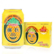 广氏 菠萝啤酒 330ml*24罐