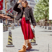 双11预售： 17mm皮毛一体，UGG 新奇系列 1019983 女士蝴蝶结经典雪地靴