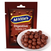 Mcvitie's 麦维他 巧粒脆 黑巧克力消化饼干 80g（有赠品） *6件