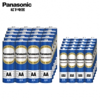 松下（Panasonic）      环保无汞碳性电池 5号20节+7号20节 经久耐用