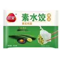 三全 素水饺 黄瓜鸡蛋口味 450g