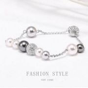 SWAROVSKI 施华洛世奇 5365739 珍珠磁扣水晶手链