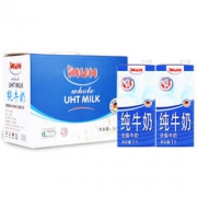 MUH 甘蒂牧场牧牌 全脂纯牛奶1L*6盒 *2件