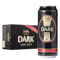 德博 棕红色黑啤酒 500ml*24听 *3件