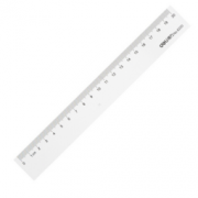 凑单品：deli 得力 6220 塑料直尺 20cm
