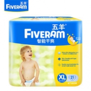 FIVERAMS 五羊 fbibi 智能干爽 婴儿纸尿裤 XL号 21片