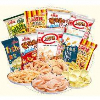 上好佳 鲜虾片膨化小吃零食组合大礼包 赠两包薯片