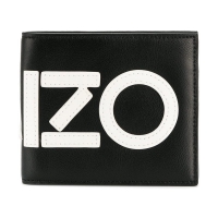 高田贤三（KENZO）  男士logo双折短款钱包