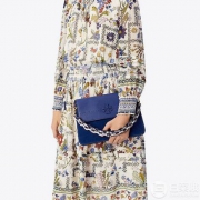 Tory Burch 托里·伯奇 MCGRAW MIXED-MATERIALS 女士真皮单肩包 $272.3