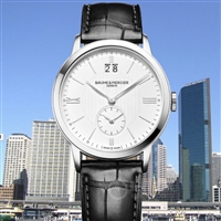 历史低价： BAUME & MERCIER 名士 CLASSIMA EXECUTIVES系列 MOA10218 男士时装腕表