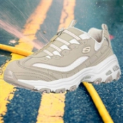 大码白菜价！Skechers 斯凯奇 D'Lites-Zip 拉链款女款熊猫鞋厚底运动鞋