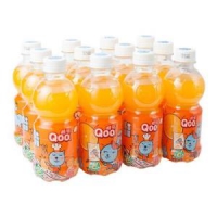 可口可乐 美汁源 酷儿Qoo 橙味果汁饮料 300ml*12/箱 *4件