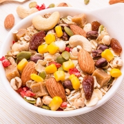 欧扎克 水果坚果燕五谷果粒冲饮麦片 1000g罐装