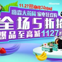 京东商城：Hisense、Ronshen、KELON 巅峰24小时 冰箱、洗衣机、空调、电视