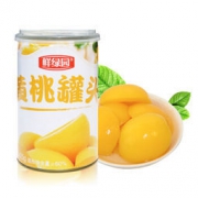京东PLUS会员：鲜绿园 黄桃罐头 425g*1罐