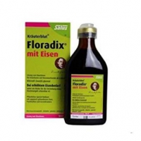 Salus Floradix    铁元 绿瓶 补铁补血营养液 500ml*6件