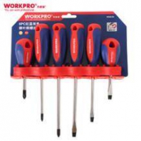 移动专享： 万克宝（WORKPRO）6PC柳叶柄带磁性螺丝刀套装 十字一字梅花起子