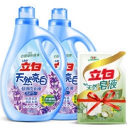 立白 亮白低泡洗衣液（3kg*2瓶+500g） *3件