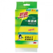3M 思高 G6215 海绵百洁布 5片