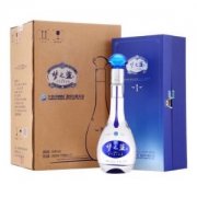 洋河蓝色经典 梦之蓝M3 浓香型白酒 40.8度 1000ml*2瓶（内含2个礼袋）