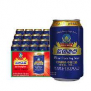 四海 8°P蓝色冰点啤酒 330ml*24听