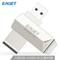 28日0点：EAGET 忆捷 F70 全金属U盘 128GB USB3.0 78元