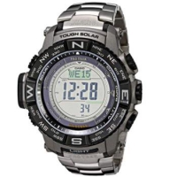 卡西欧（CASIO）  PRW-3500T-7CR 六局电波 三重感应 钛金属太阳能登山表