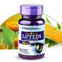 缓解眼疲劳：PipingRock 叶黄素胶囊 40mg*90粒*2瓶