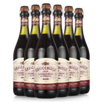 CAVICCHIOLI 卡维留里 蓝布鲁斯科 甜红低泡葡萄酒 750ml*6瓶 *2件 125元包邮（双重优惠，合62.5元/件）