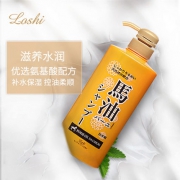 日本Loshi 马油无硅油 洗发水/护发素 600ml