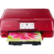 Canon 佳能 TS8080 高品质照片一体机 红色精致版