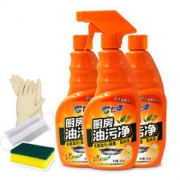 七澳 厨房油污清洁剂 500g*3瓶装
