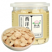 轩庆 6年参龄 西洋参切片 80g 补气清热养阴