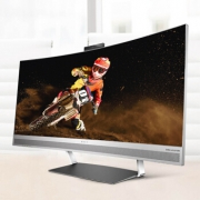HP 惠普 ENVY 34 34英寸VA显示器（3440×1440、1800R、100Hz、99%sRGB、FreeSync）