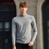 MAXWIN 马威 纯色高领打底衫