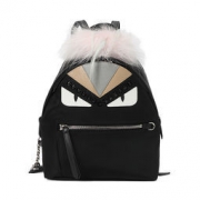黑卡会员：FENDI 芬迪 BACKPACK MINI系列 8BZ038-A0Y7-F10Y3 小怪兽双肩包