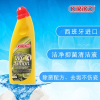 KIRIKO 马桶清洁剂洁厕液 柠檬味750ML*2瓶 西班牙进口