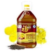 福临门 纯香菜籽油 精炼3级 5L *4件