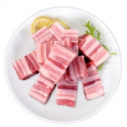 限广东：金锣 猪带皮五花肉块 500g