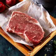 今聚鲜 澳洲原切 眼肉菲力西冷牛排套餐10片+2片 送刀叉、黄油