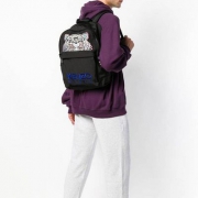 18秋冬新款，KENZO 高田贤三 The Tiger系列 男士虎头刺绣印花logo双肩包 多色