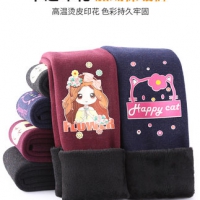 北极绒 加绒加厚儿童打底裤