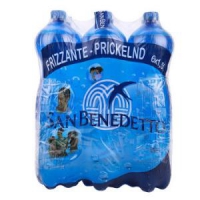 SAN BENEDETTO 圣碧涛 充气天然矿泉水 意大利进口 1.5L*6瓶 （新老包装交替发货）