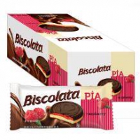 PLUS会员：BISCOLATA 夹心饼干 树莓味 25g*24包*2件