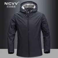 NICVV 春季新款男士夹克冲锋衣 防风防雨 88元包邮（128-40）