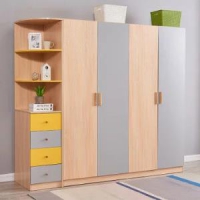 A家家具 BC206 彩色北欧衣柜  1.6米