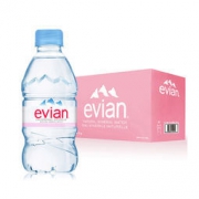 Evian 依云 天然矿泉水 330ml*24瓶/箱